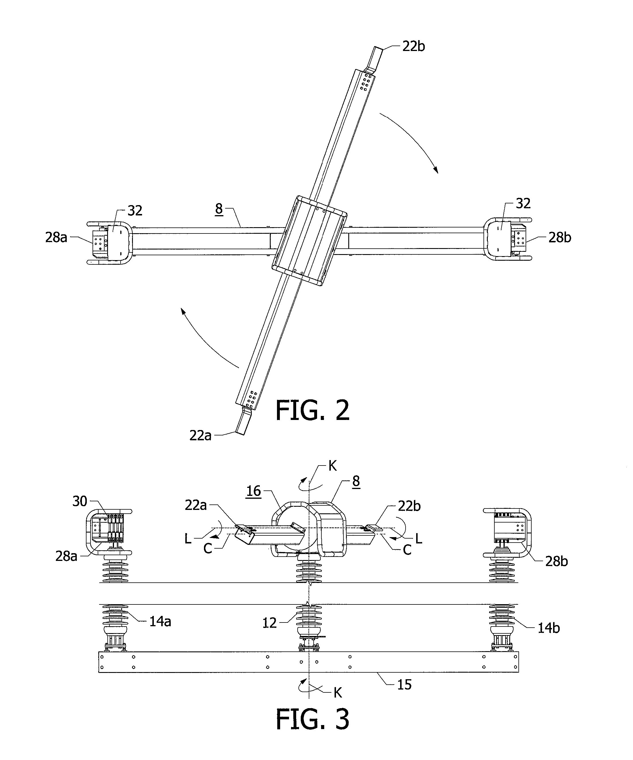 Double break disconnect switch