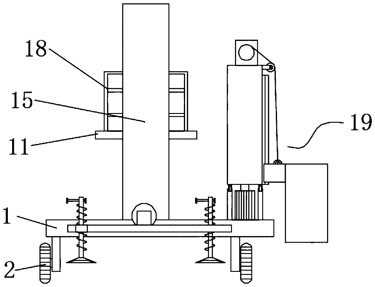 Lifting type construction platform for constructional engineering