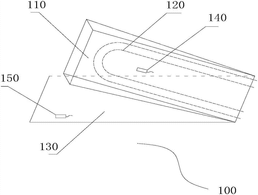 Accumulated snow detection device and method and air conditioner system