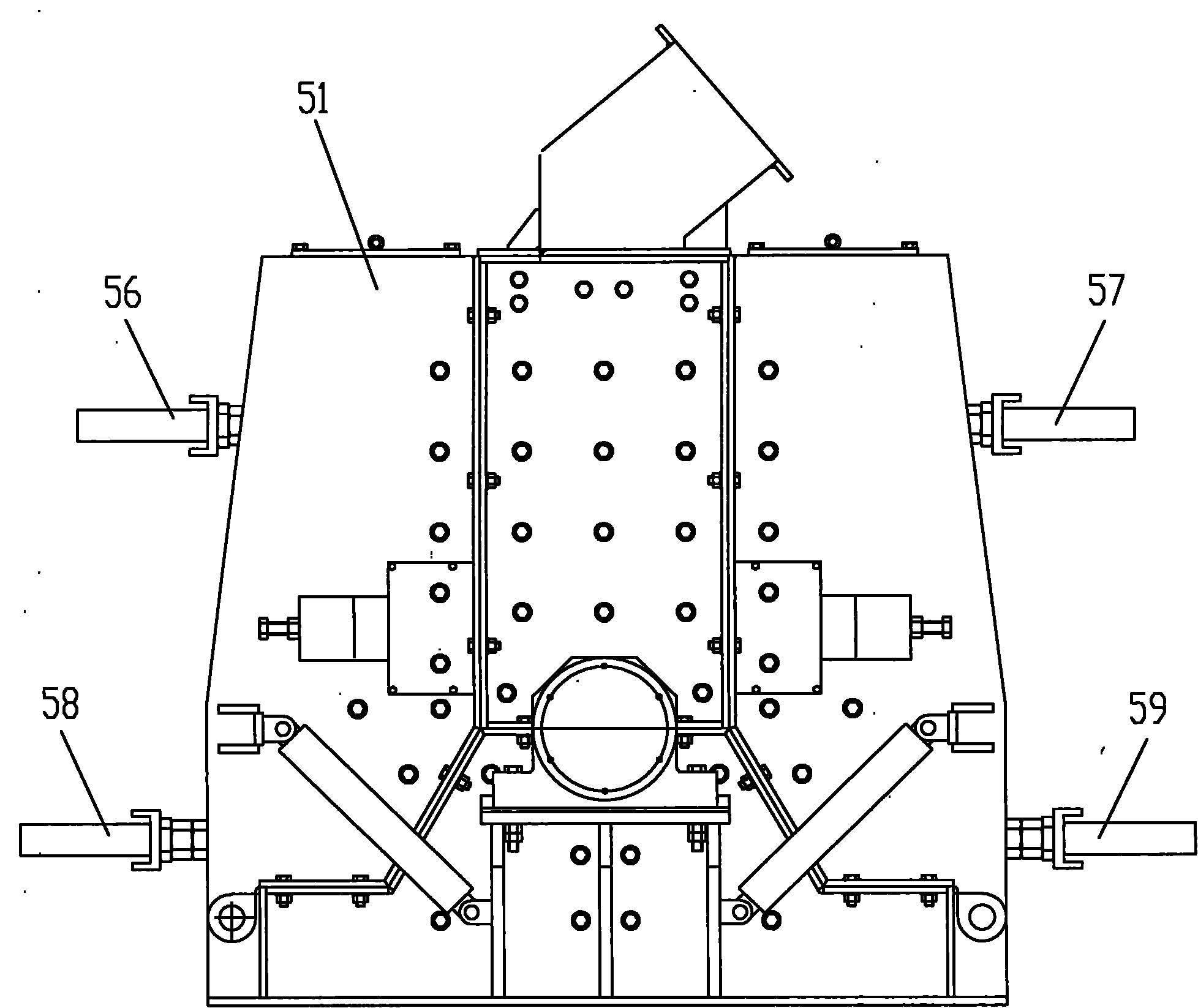 Reversible hammer crusher