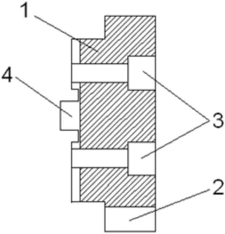 Novel chuck jaw for disc-type workpiece