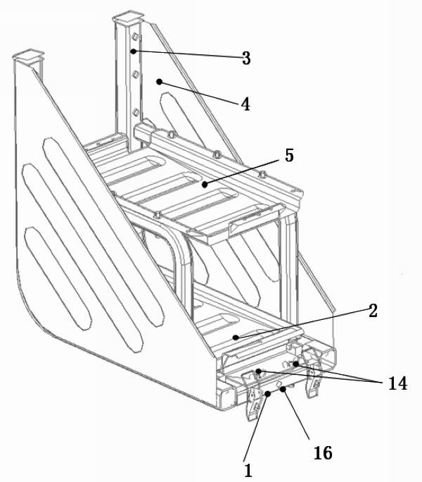 Jar frame for truck