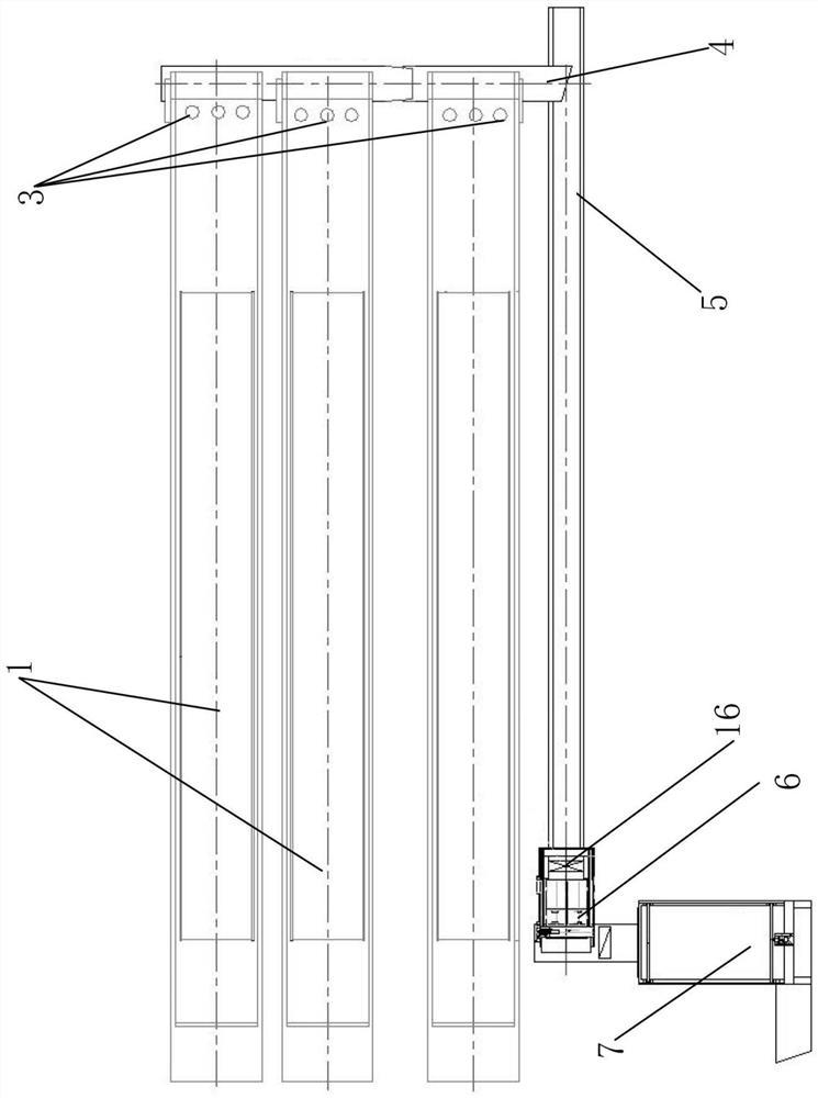 Discharge adjusting device of tobacco primary processing and mixing cabinet and discharging device