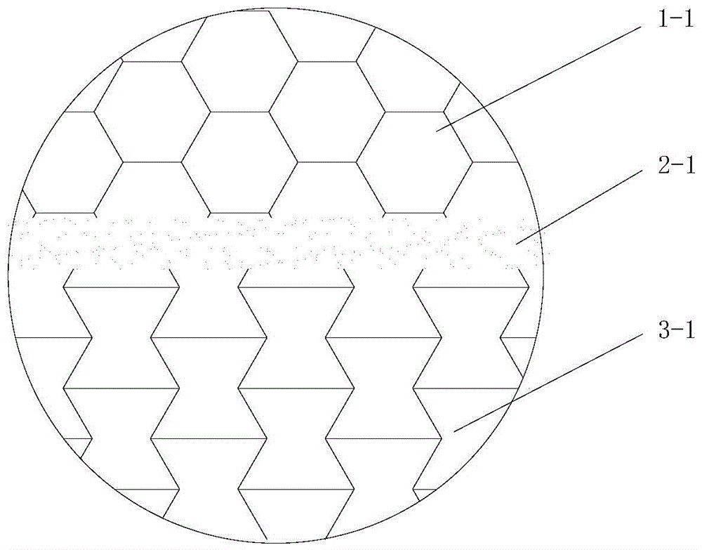 A cushioning energy-absorbing structure