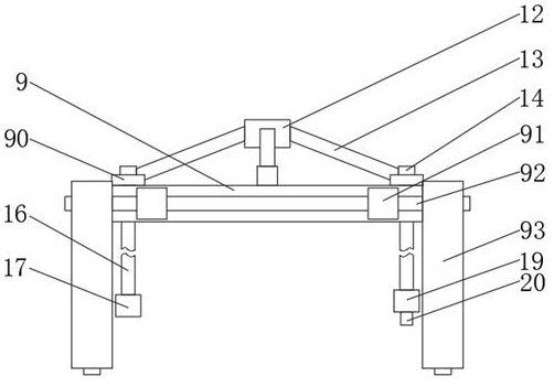 Electric power material loading and unloading device