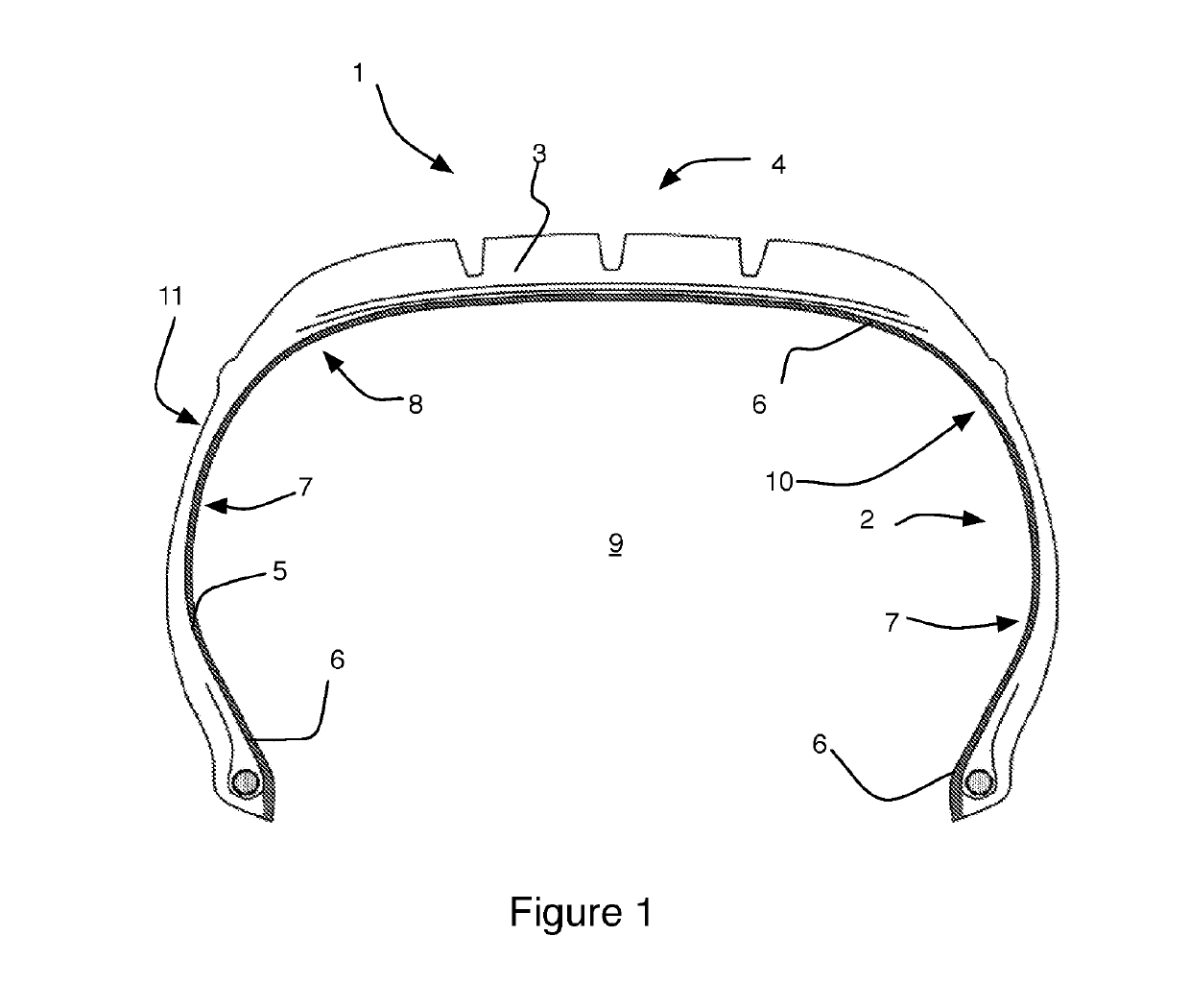 Tire with insert