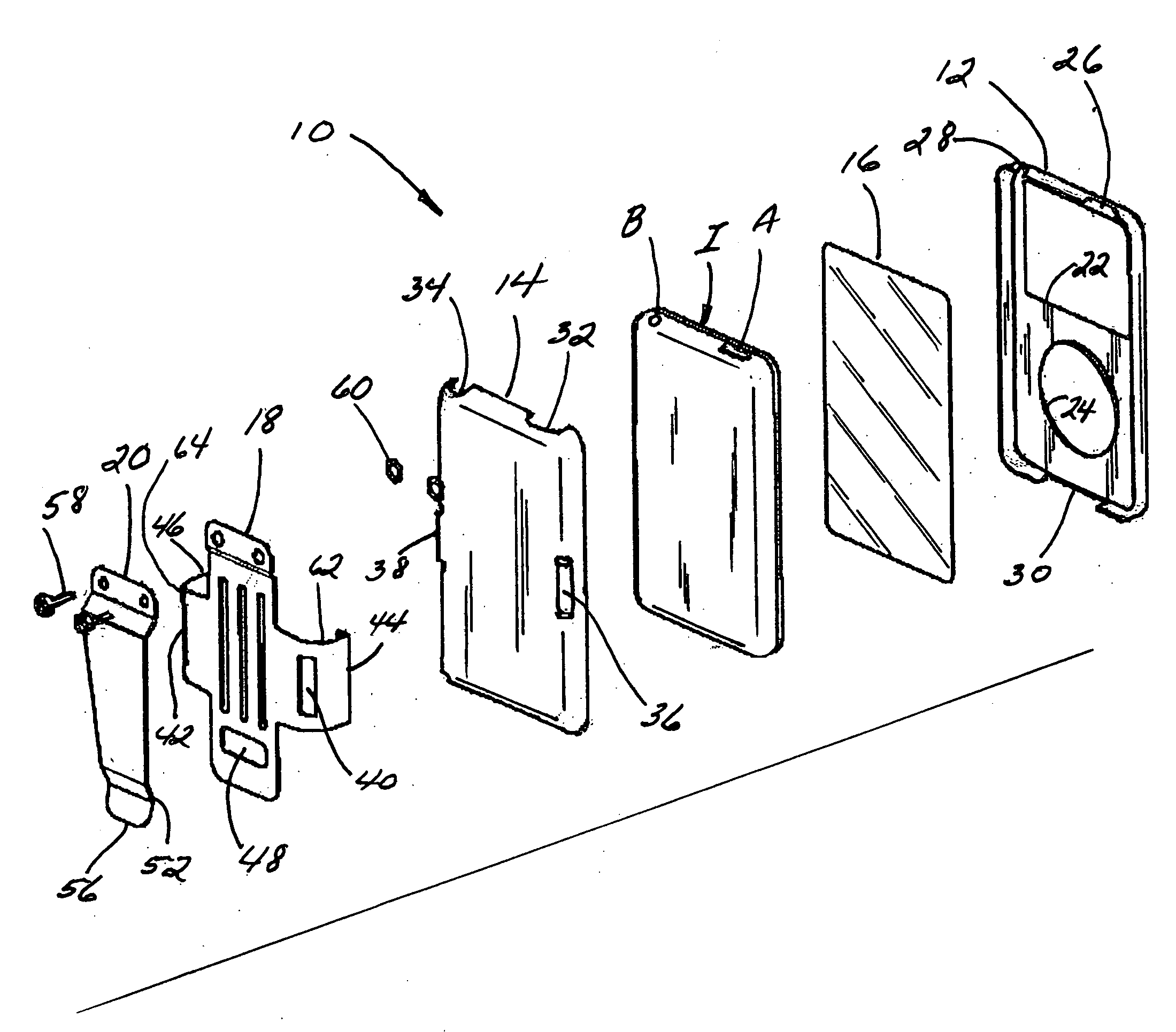 Protective enclosure for personal electronic devices