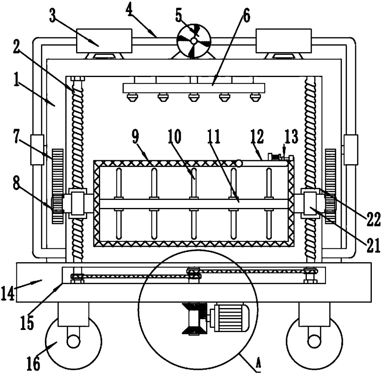 Drum type Chinese chestnut washing equipment