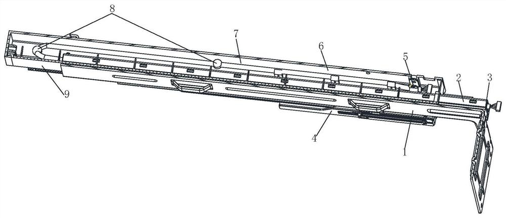 A refrigerator drawer door outlet structure