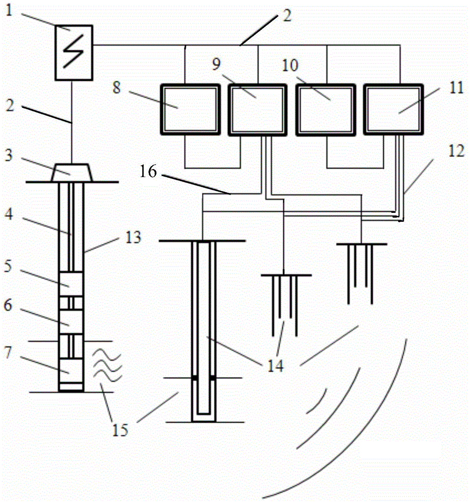 A high-power resonant wave-chemical composite control and drive device and control and drive method