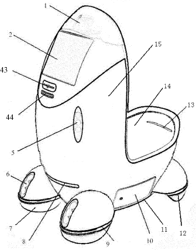 Airport terminal service robot and control method thereof