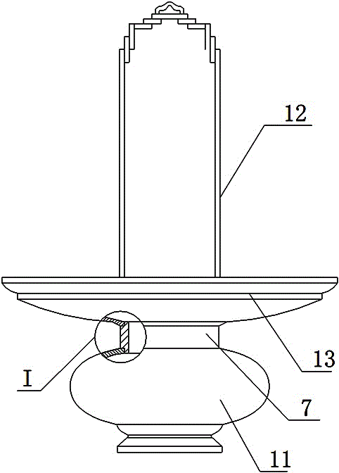 Weaving method of bamboo woven flower basket