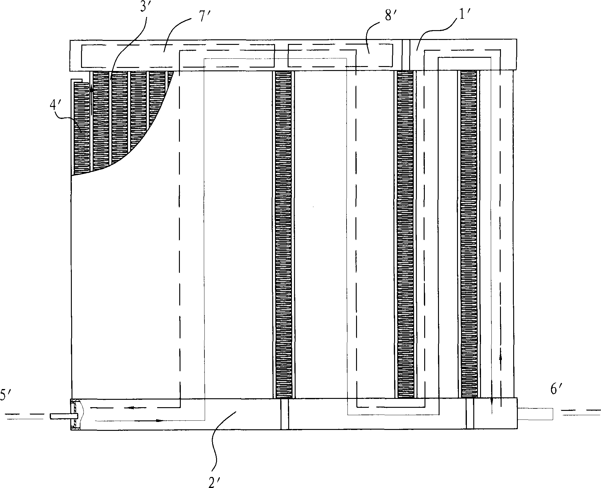 Microchannel heat exchanger and heat exchanging system