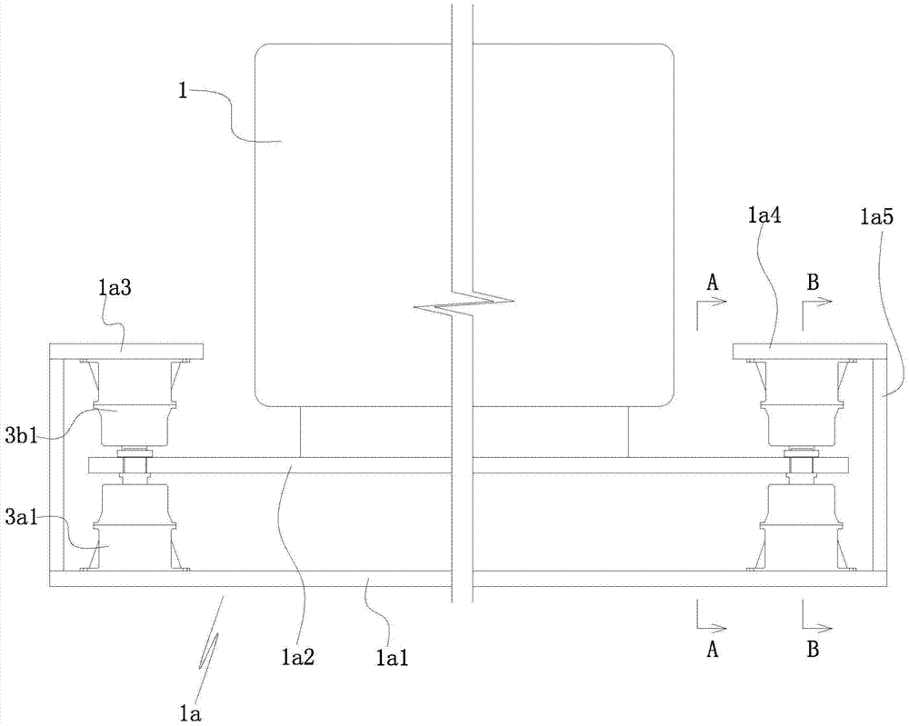 Intercommunication tuning vibration damping support type high speed gearbox