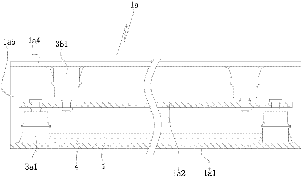 Intercommunication tuning vibration damping support type high speed gearbox