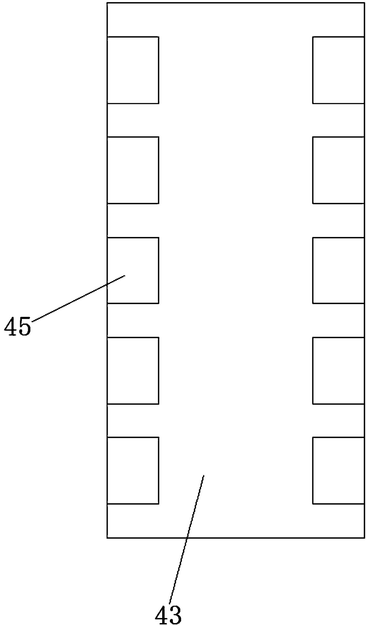 Household bean curd mask mud manufacturing device based on space moving shear stress