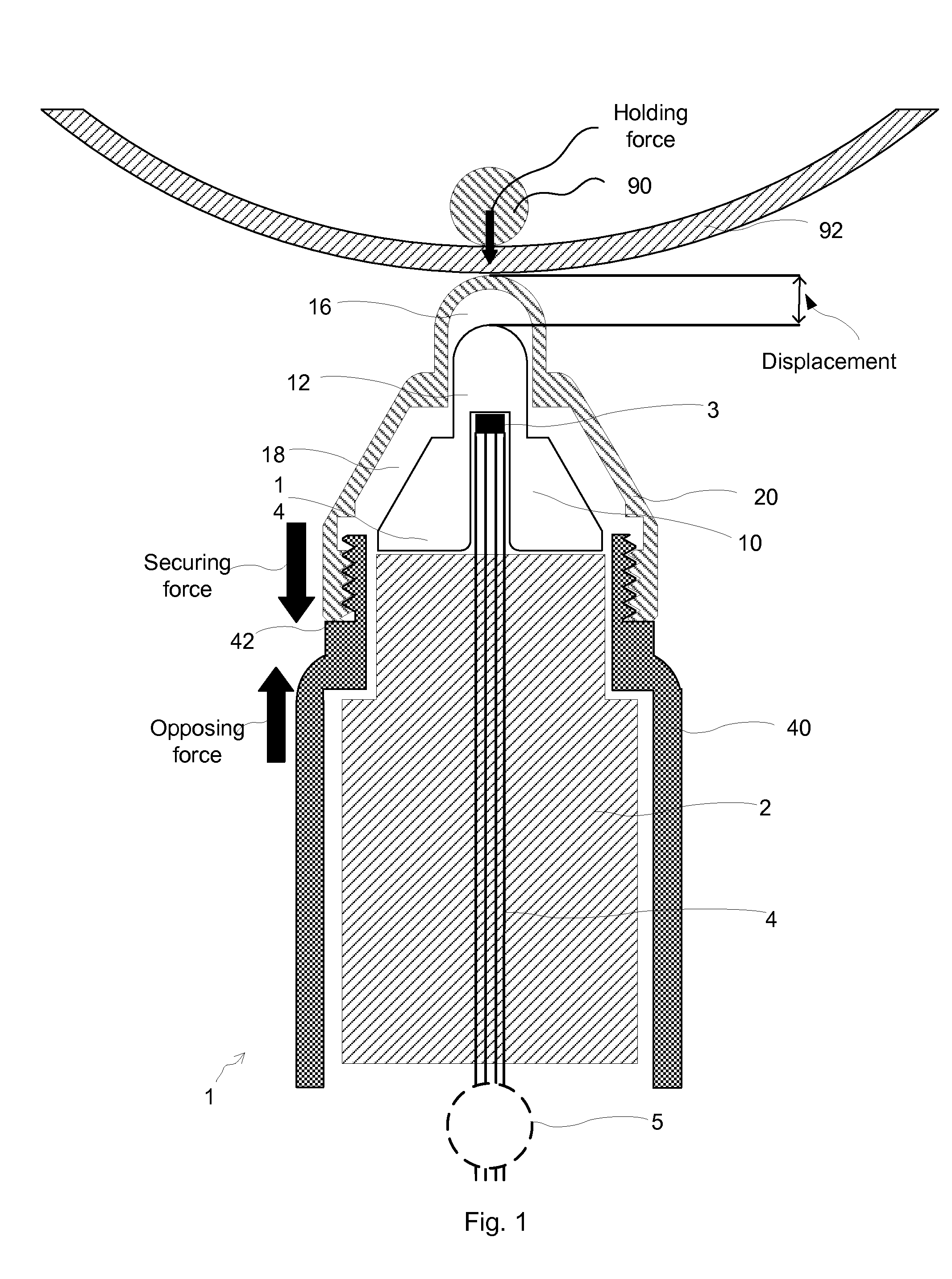 Hall effect probe with exchangeable wear tips