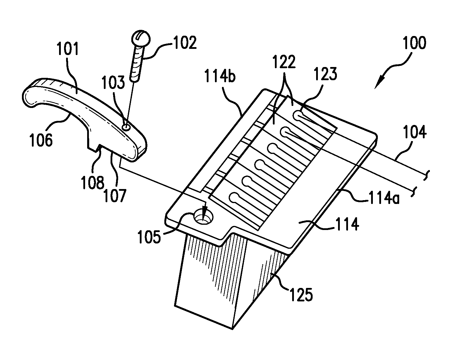 Tremolo structure for stringed instrument