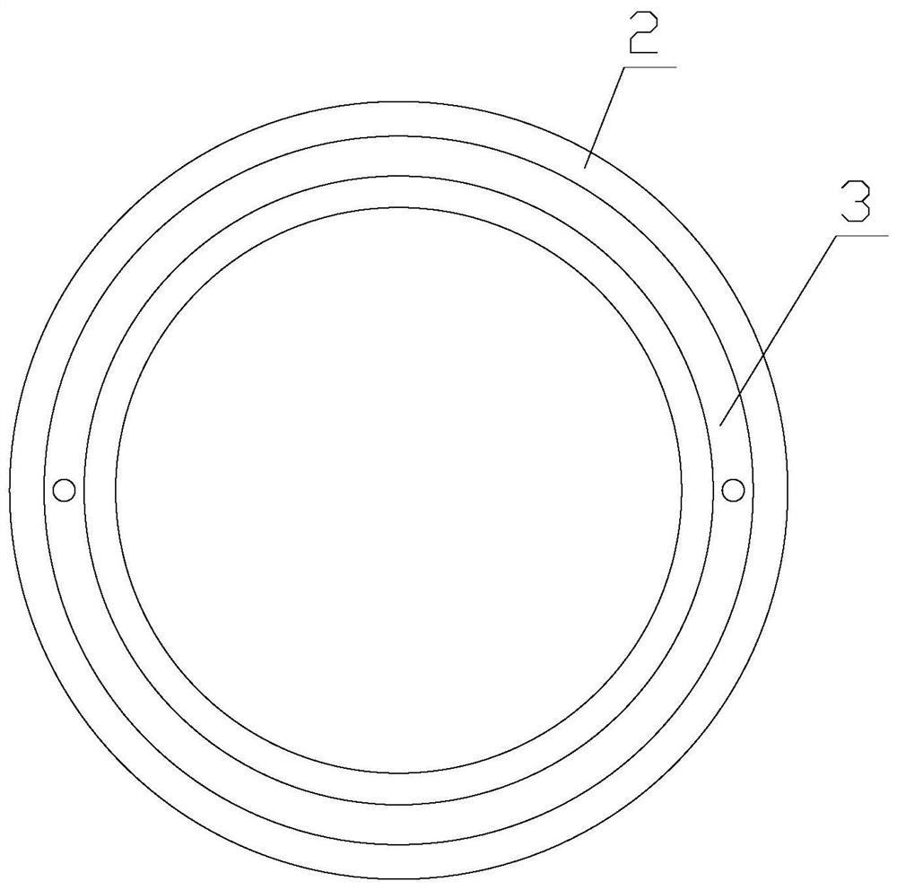 Oil pipe connecting device for oil exploration