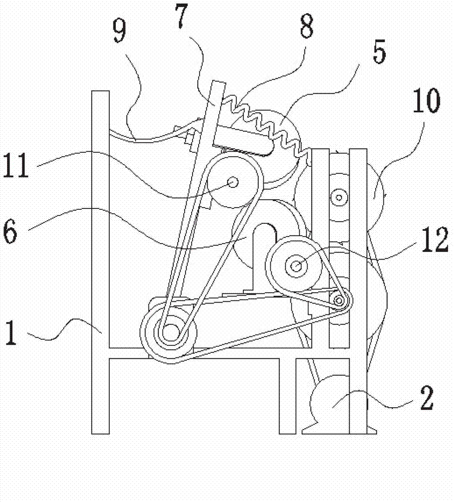 Tree peeling machine