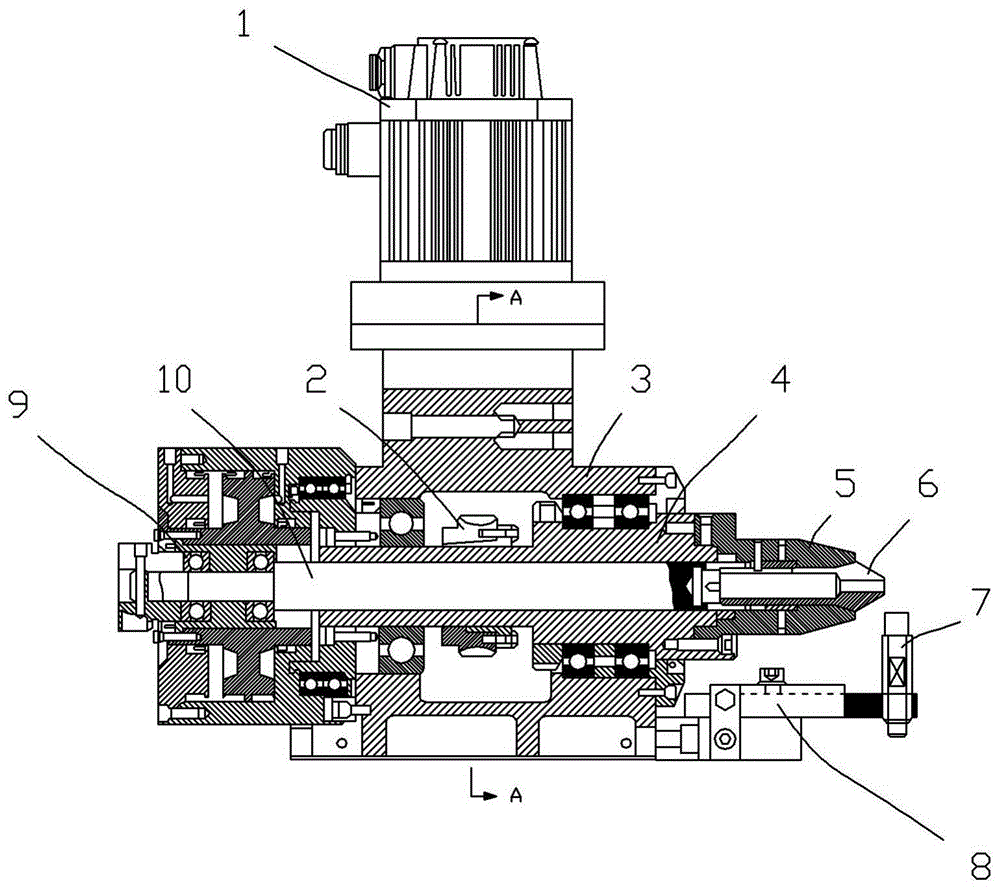 Rotatable workpiece clamping mechanism for automatic cutter grinding machine