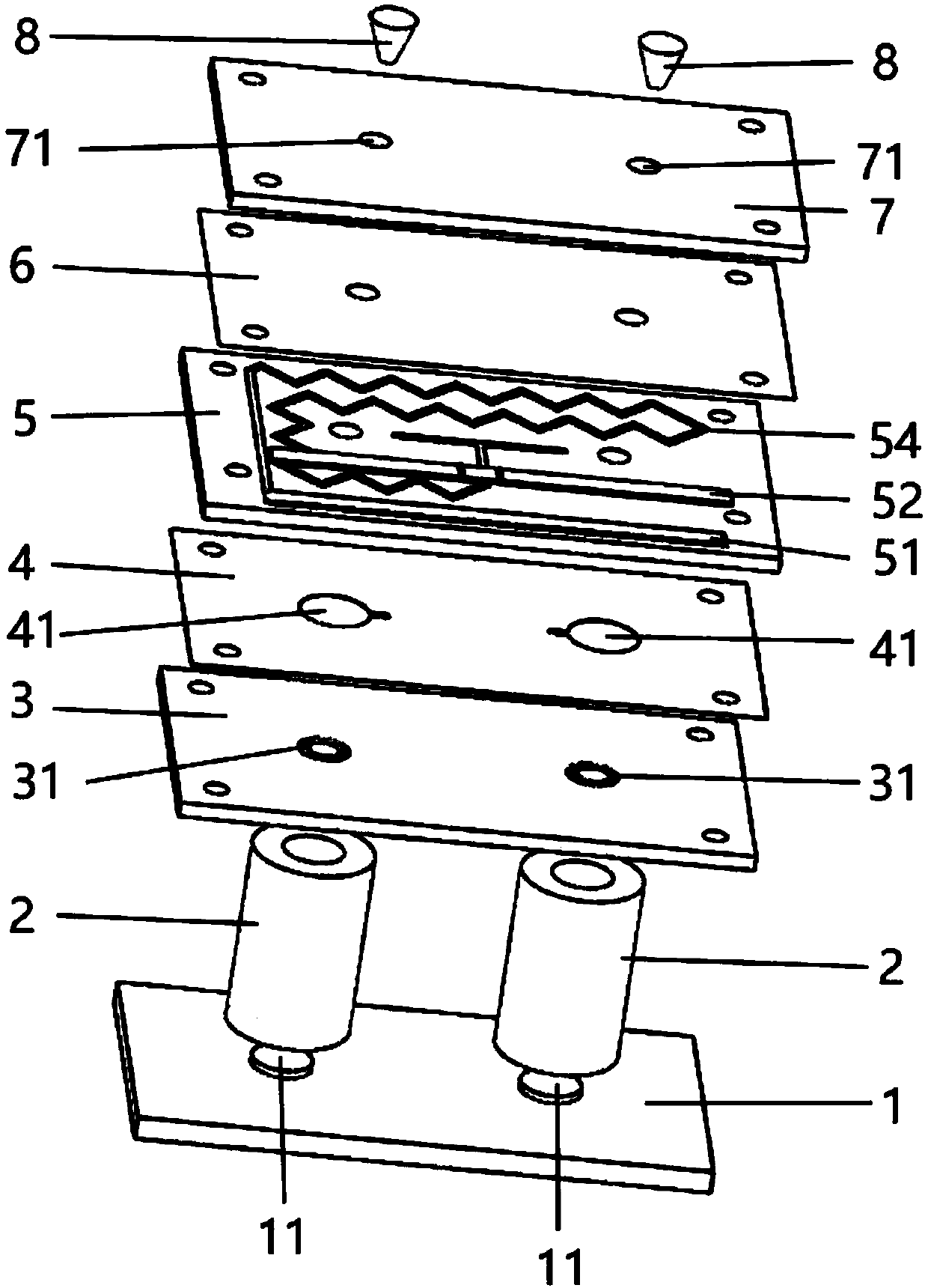 Elastic microfluidic chip for tuberculosis detection