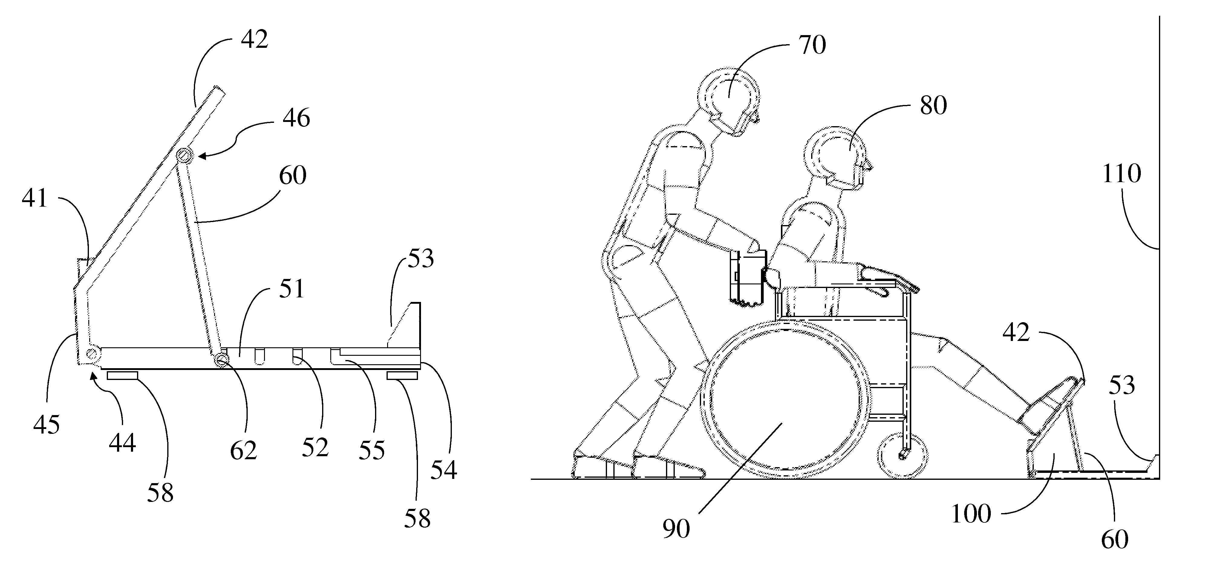 Leg exercise apparatus and method of conducting physical therapy using same