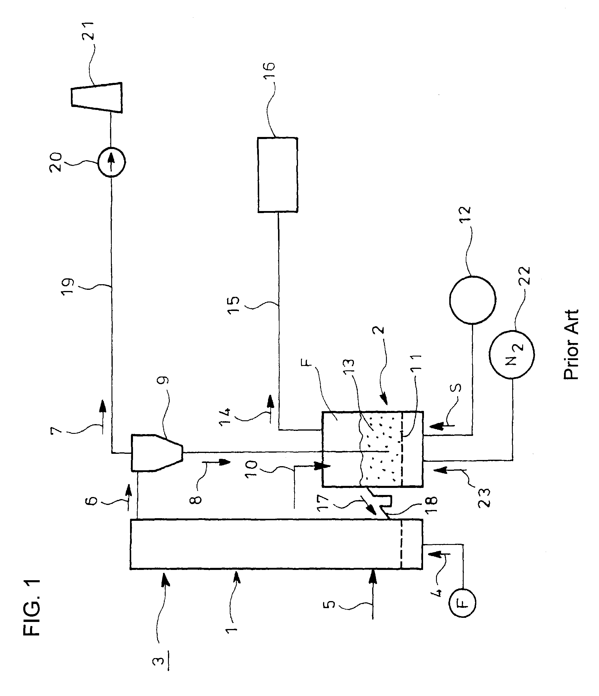 Method and device for purging gas production furnace