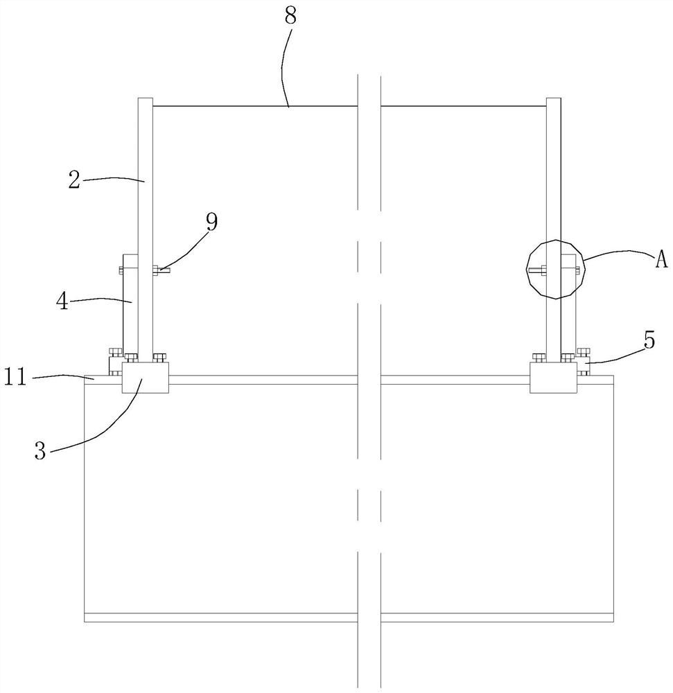 Safety device for high-altitude installation of steel structure workshop