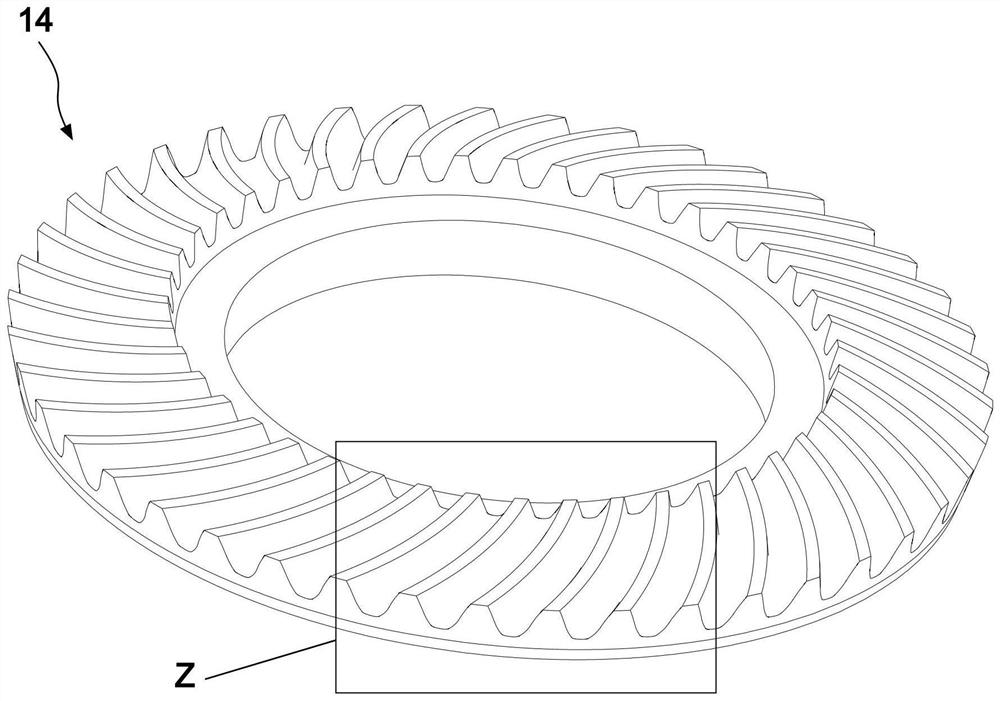 Method for grinding a bevel gear