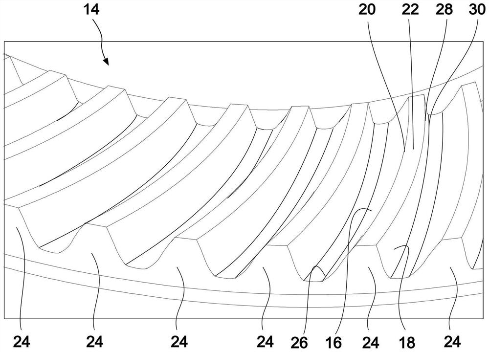 Method for grinding a bevel gear