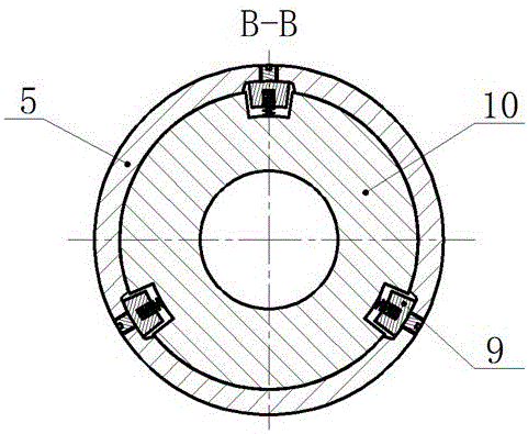 Magnet-based torsion percussion boring tool