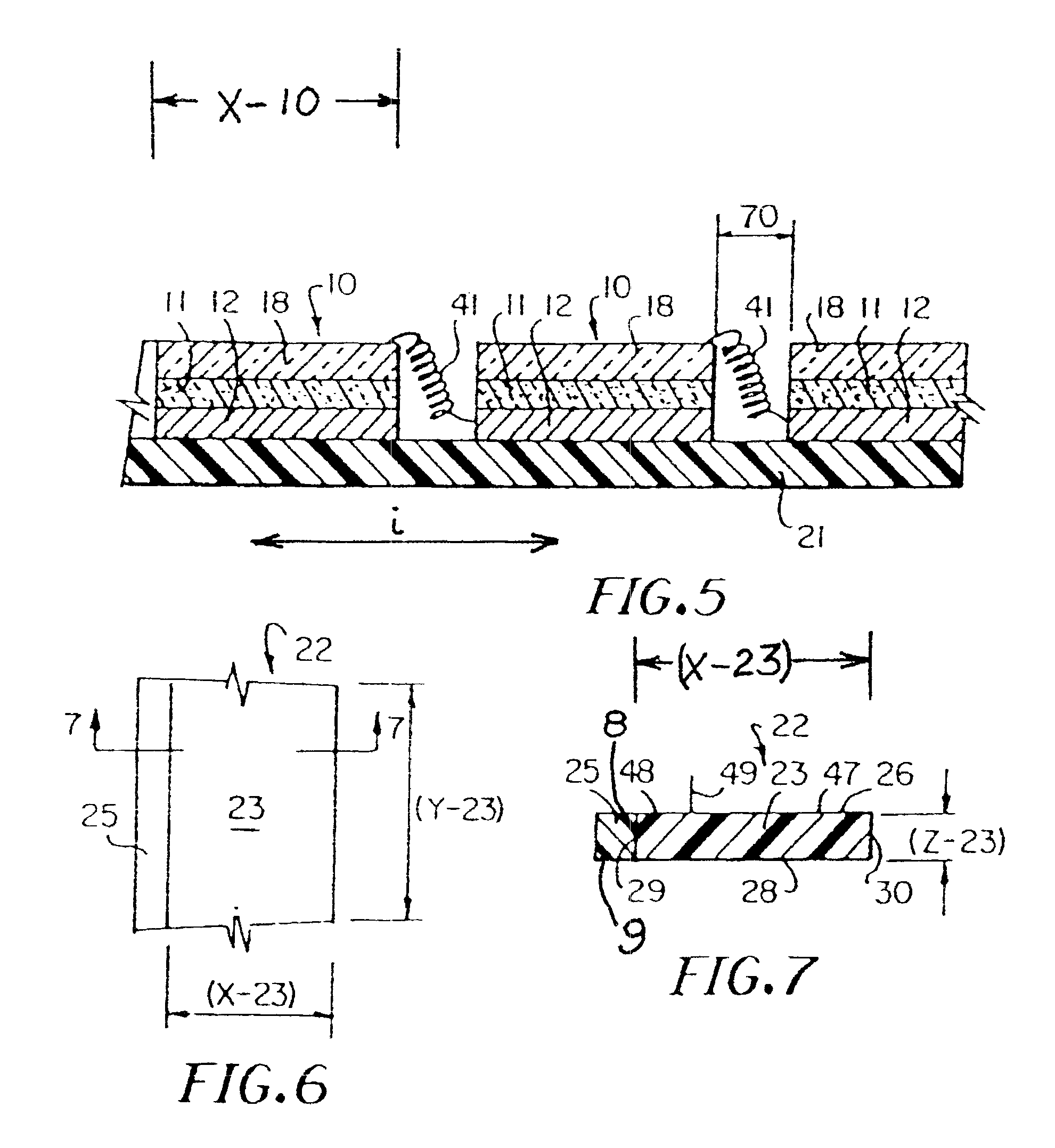 Substrate structures for integrated series connected photovoltaic arrays and process of manufacture of such arrays