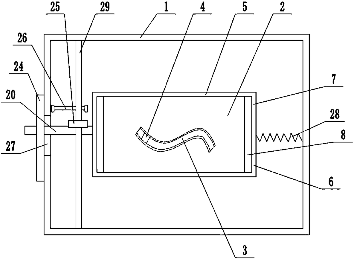 Dust removal device of parched rice powder making system