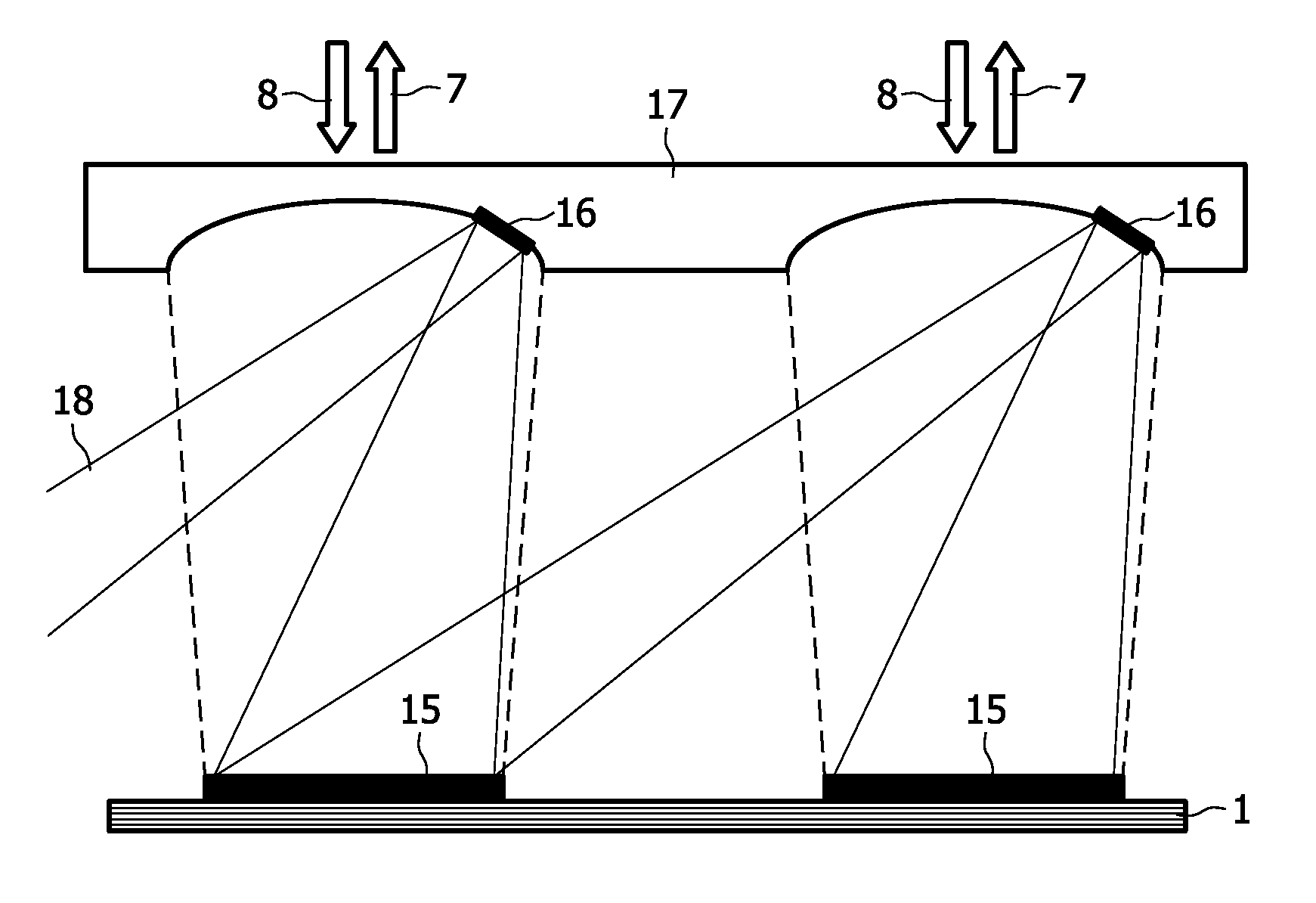 Laser sensor for self-mixing interferometry having a vertical external cavity surface emission laser (VECSEL) as the light source