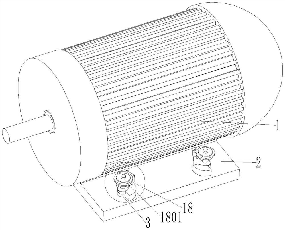 Motor vibration overshoot emergency device