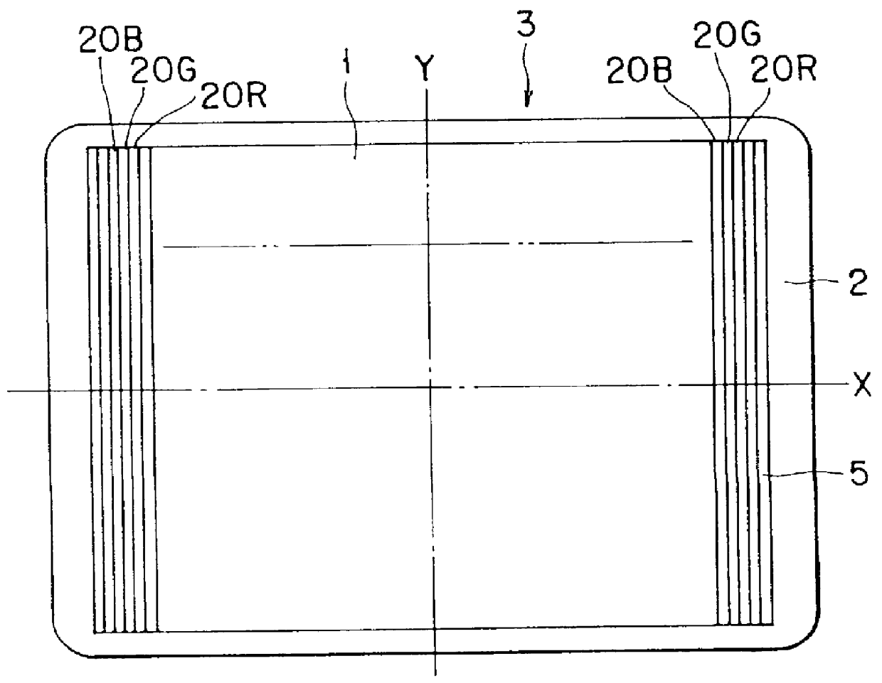 Color cathode ray tube having shadow mask with prescribed bridge widths