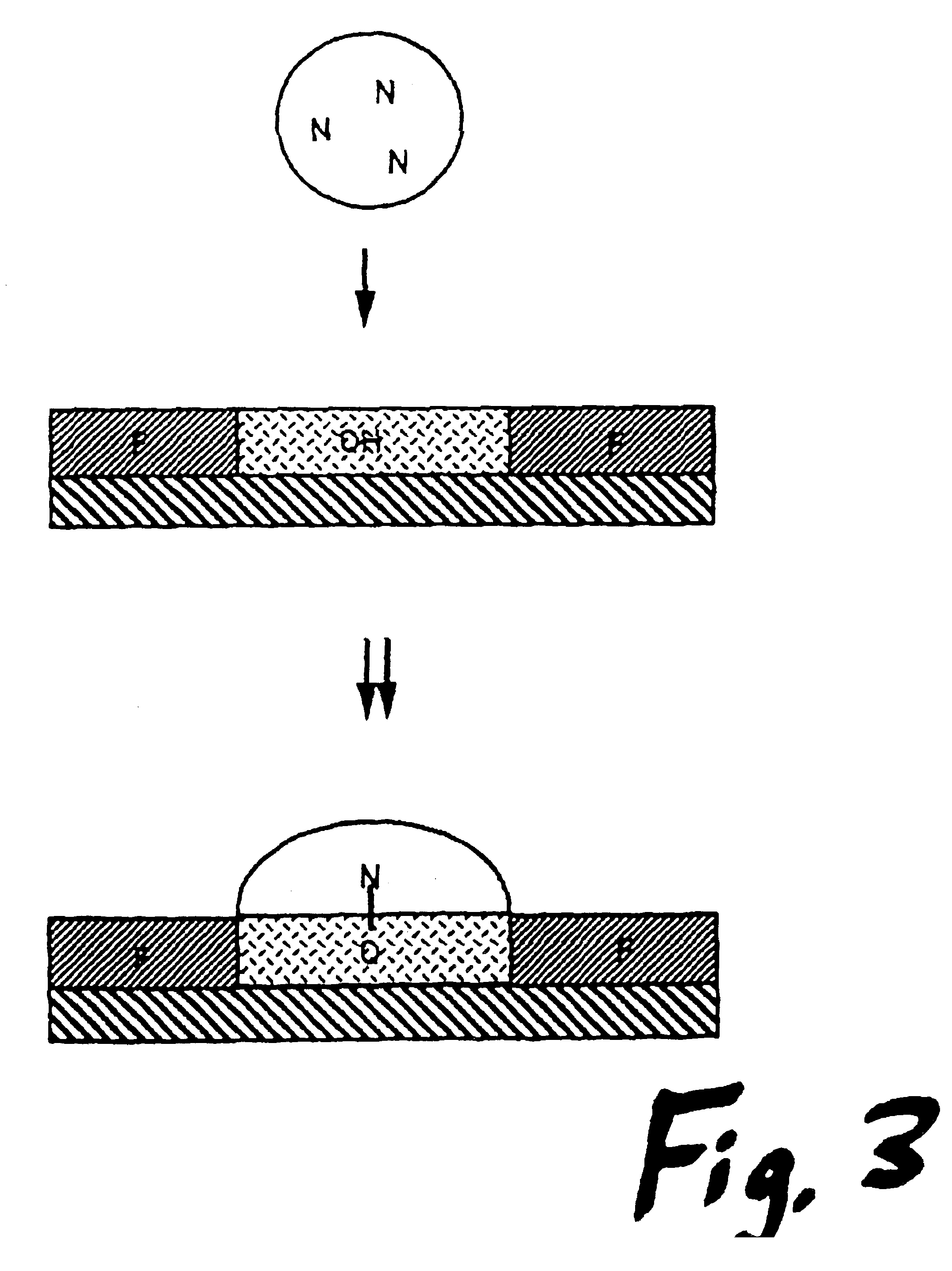 Method and apparatus for conducting an array of chemical reactions on a support surface