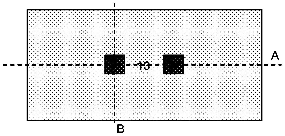 Source-drain resistance variable rectangular gate-controlled u-shaped channel bidirectional transistor and manufacturing method thereof