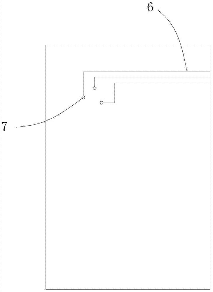 A side-hung shower room with coated glass