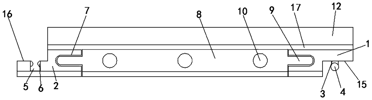 Assembled two-layer solid wood composite floor and processing technique thereof