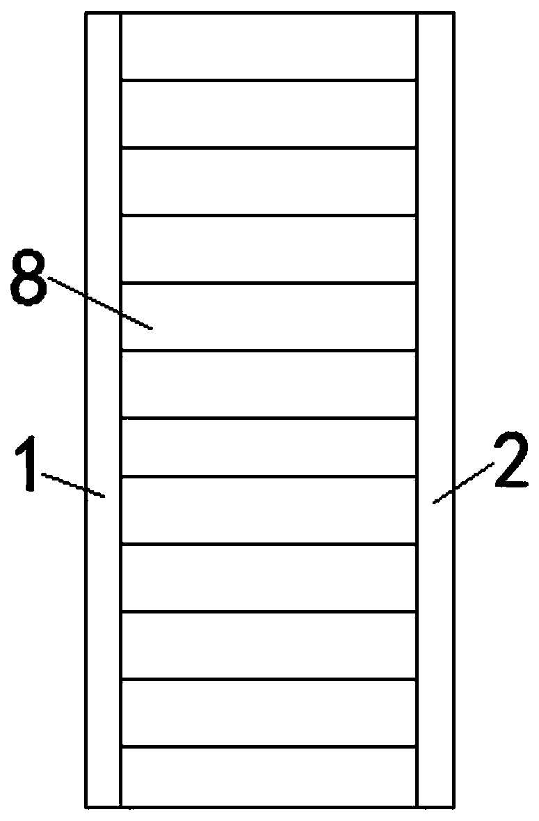 Assembled two-layer solid wood composite floor and processing technique thereof