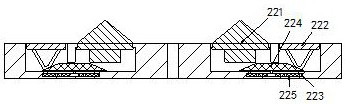 Inner side pedal of numerical control milling machine