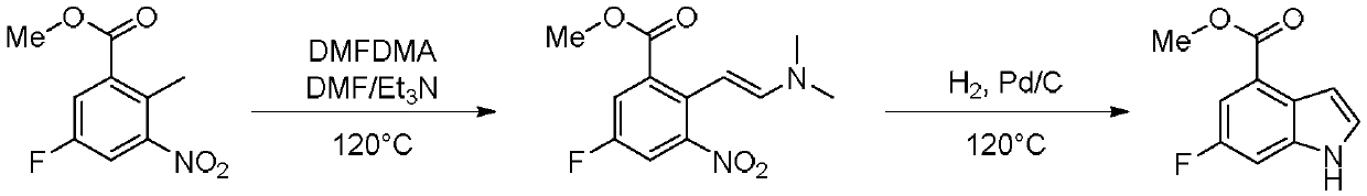 A kind of preparation method of rucaparib key intermediate