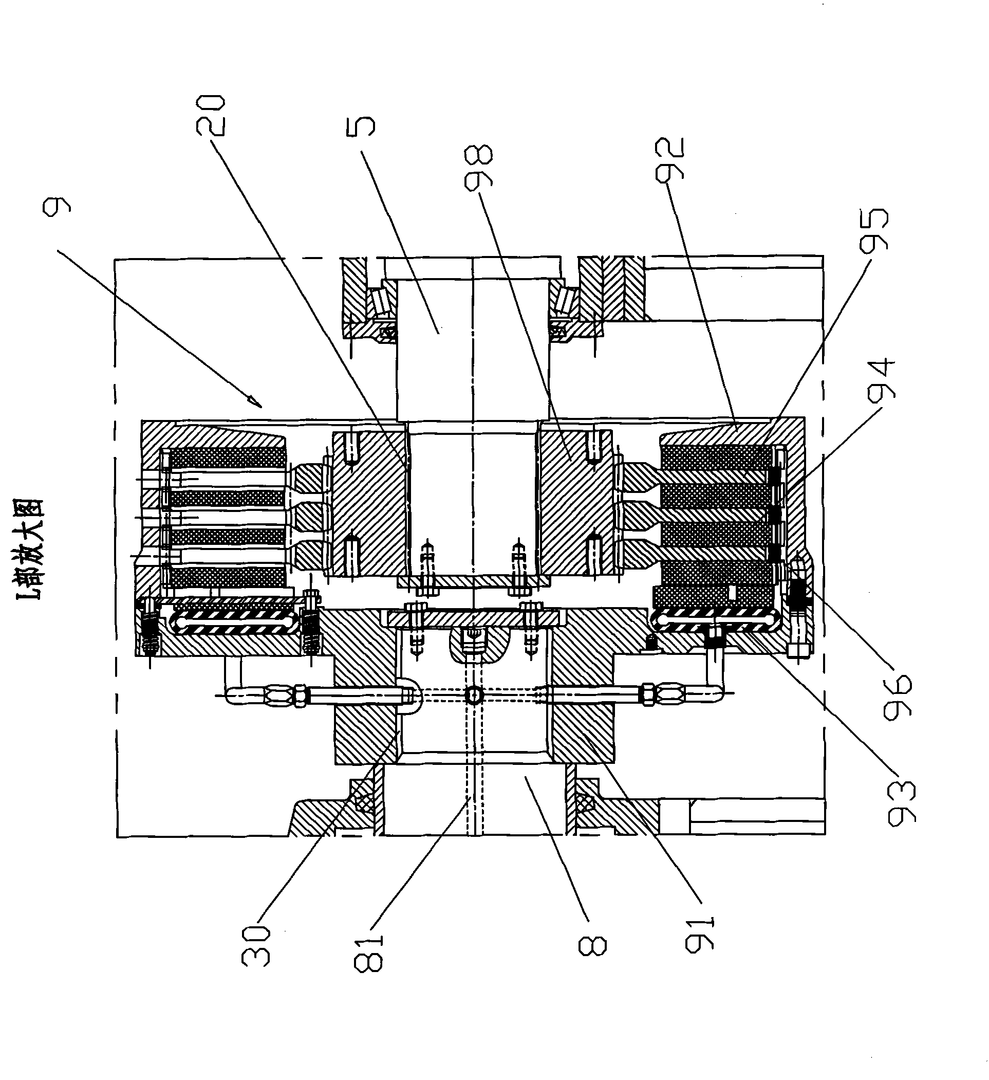 Transmitting mechanism of recreational facilities