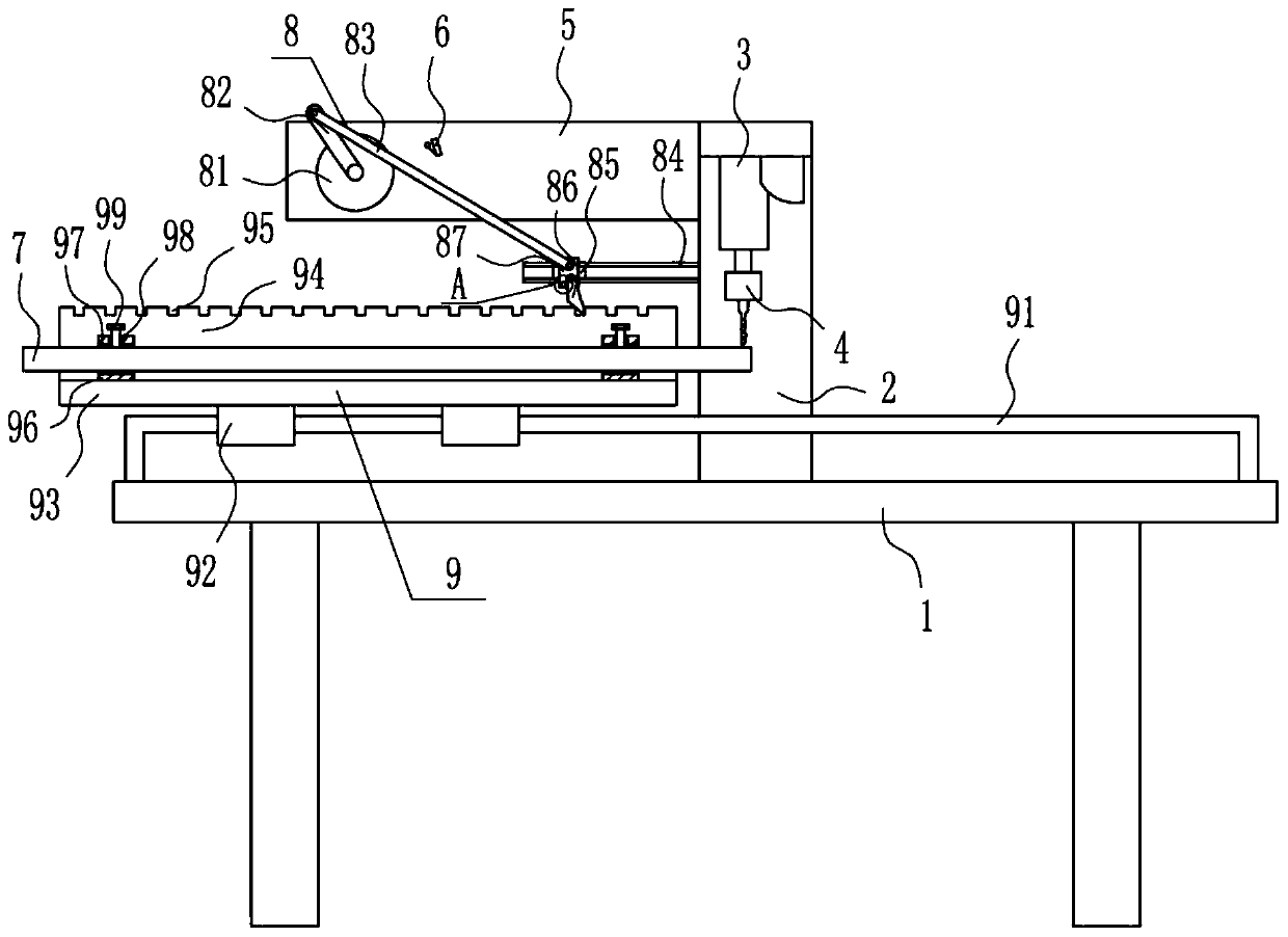 A uniform drilling equipment for insulation board