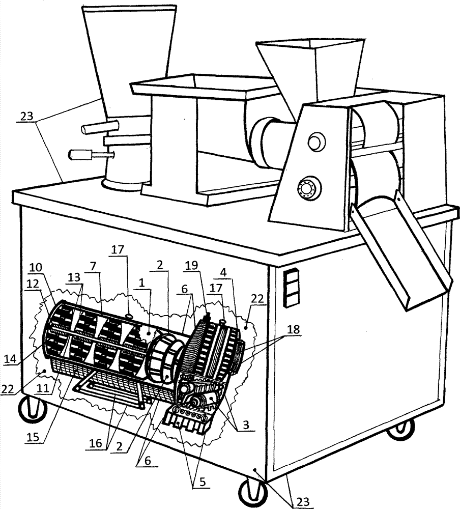 Zero-energy consumption independent electric power full-automatic steamed stuffed bun and dumpling machine