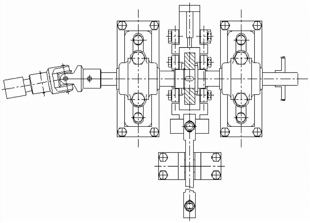 Quantitative analysis experiment device of influence rule on tooth surface friction force by torsional vibration of shaft system