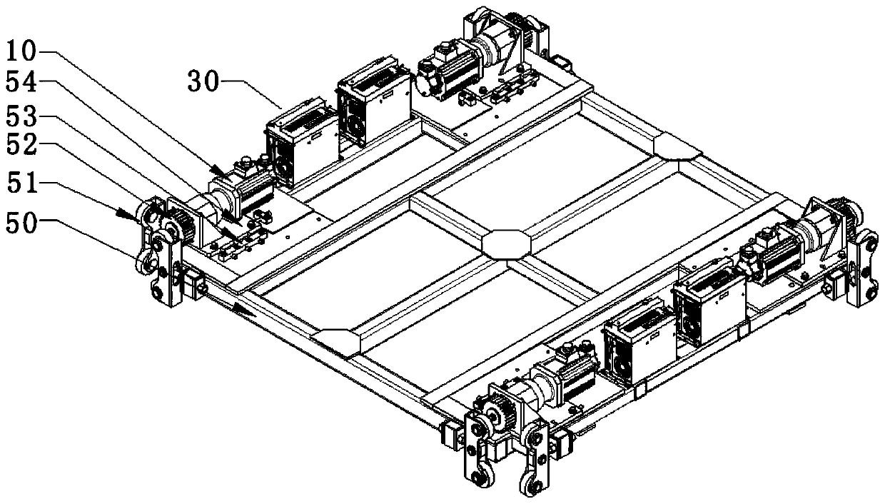 Synchronous vertical lifting system for stereoscopic warehouse