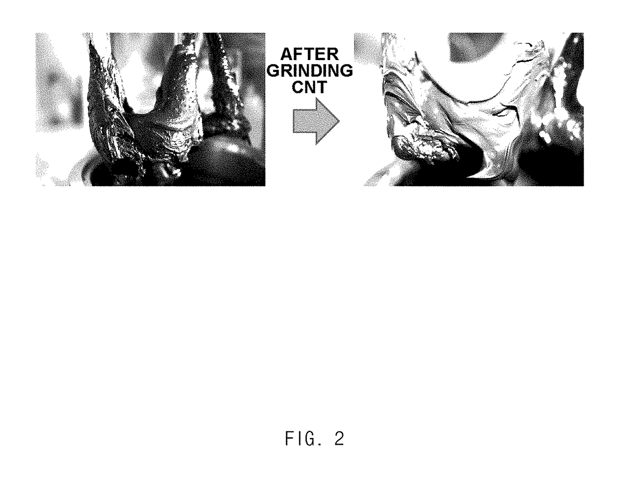 Positive electrode material slurry for lithium secondary battery including at least two conductive materials and lithium secondary battery using the same